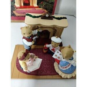 Hallmark Bearingers Christmas Victoria Circle Keepsake Ornament Set of 5 total